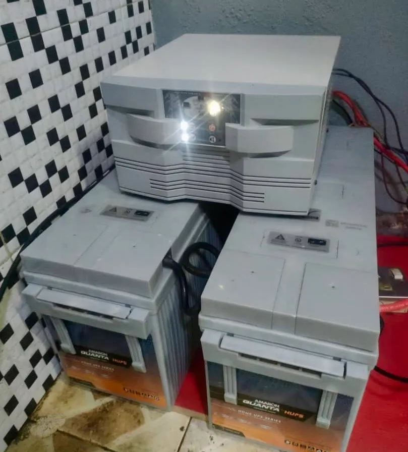 2KVA/24V Index Inverter Installation with 2 Amaron 200Ah Batteries by Wale Ade Electricals, project photo 1