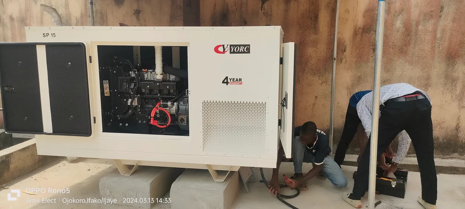 Soundproof Generator Installation and Commissioning, project photo 1