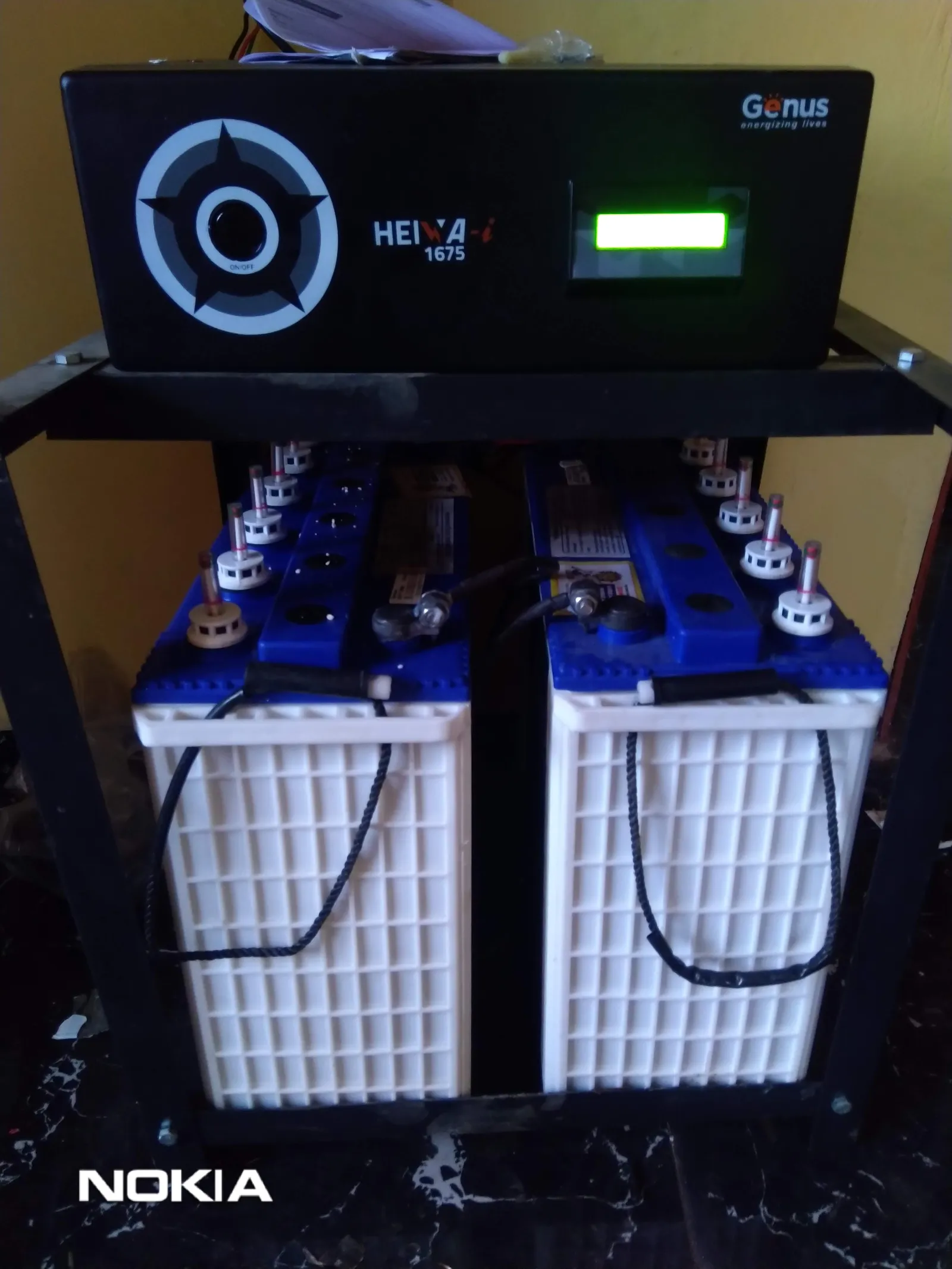 Genus Heiwa-i 1675VA/24V Inverter and Solar Power System Installation, project photo 1